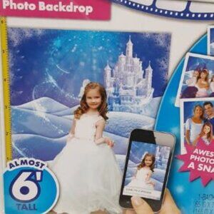 PHOTO Backdrop - Ice Castle Winter Princess - NEW
